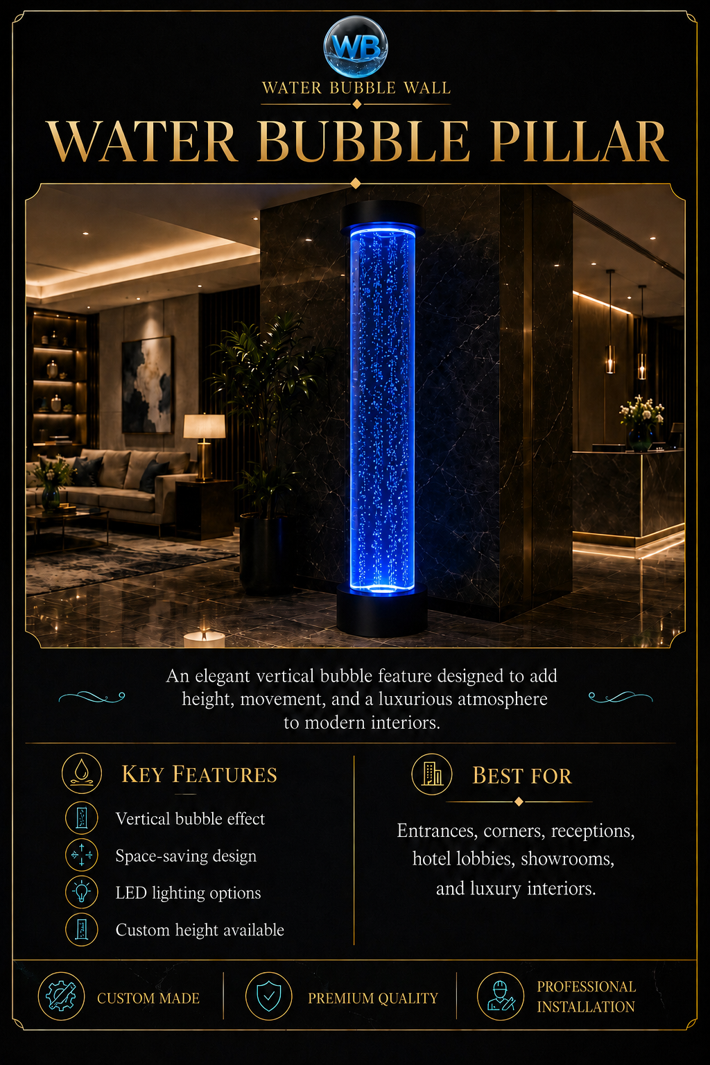 Bespoke Brand Display Bubble Feature